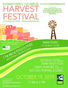 Alemany Farm 2019 Harvest Festival Flyer